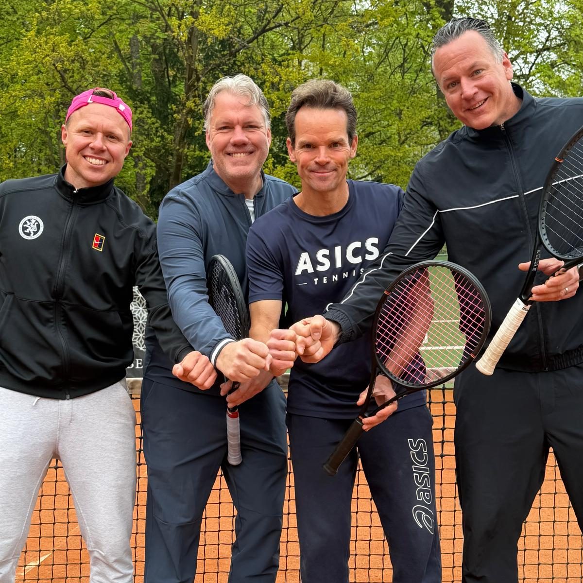 Trainerteam von Progress Tennis – vier DTB-lizenzierte Trainer am KTC Bad Wilhelmshöhe